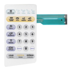 TECLADO FUNCOES ELECTROLUX ME18S FLAT ESQ.