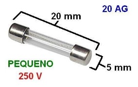 FUSIVEL 5X20 20A IMP. PEQUENO