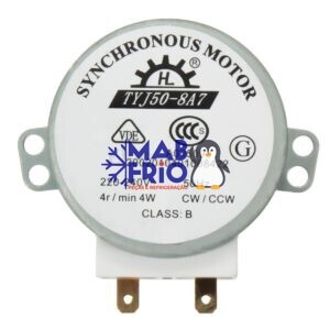 MOTOR DE PRATO 5 RPM 220V EIXO PLASTICO PARA MICRO
