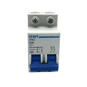 DISJUNTOR BIPOLAR DIN CURVA C 20A 3KA - CHINT