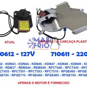 MOTOR VENTILADOR 127V GEL. BOSCH KDN42/44/RDN