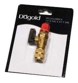 VALVULA BOLA 1/4M SAE X 1/4F SAE DG01 - REGISTRO