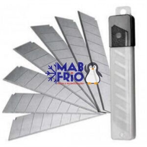 LAMINA ESTILETE 18MM 10PCS - WORKER
